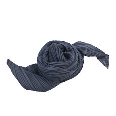 아테스토니 솔리드 플리츠 스카프