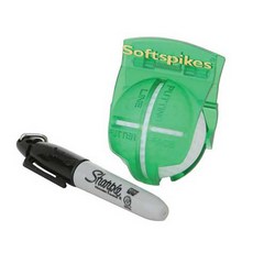 Softspikes 定位畫線器 + Sharpie迷你筆, 混合顏色(畫線器), 隨機出貨(迷你筆), 1套