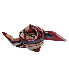 아테스토니 스트라이프 플리츠 스카프