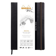 RHODIA Bristol Book Soft Cover 205g, 4 開, 1個