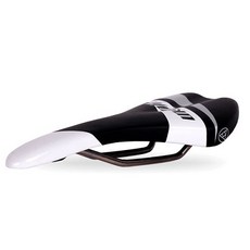 UNKNOWN T193 鈦合金軌道自行車座墊 193g, 黑色 + 白色, 1個