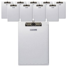 Munhwa Filing System 金屬剪貼板頂A4 F917-7, 10個, 銀