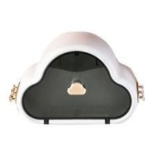 Bean Terior雲朵收納衛生紙架, 白色的, 1個