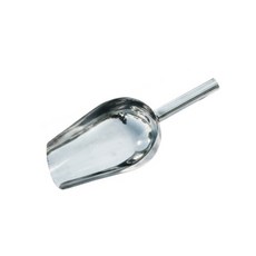 土易散開的圓形不鏽鋼苗鏟 A 22cm, 1個