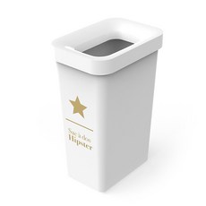 CS Living 圓形垃圾桶 20L, 白色