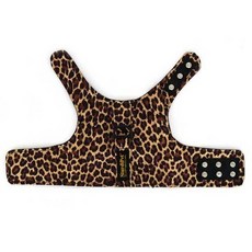 스터디프로덕트 스터디펫 워킹 베스트 하네스 600D S, Cheetah Print, 1개