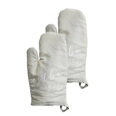 키친 레터링 베이킹 글러브 2p, 그레이, 2개
