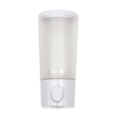 Clean Wash 水皂液器圓形 400ml, 白色的, 1個