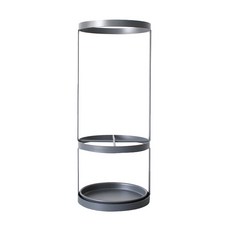 鐵製圓形傘桶架 灰色, 1個