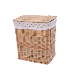 多功能藤編洗衣籃 中型 YT RB083 MY, 1個, Natural