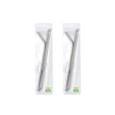 不鏽鋼吸管3件組, 2套