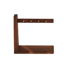 高級鑰匙掛架, 棕色 左, 1個