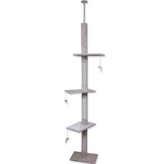 PETERANG 貓爬架3層貓塔, 1個, 象牙白