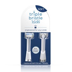 triple bristle 孩童電動牙刷替換刷頭2入組, RST2081, 1組