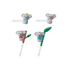 TORUNE 無尾熊便當籤 P3450, 4入, 1套