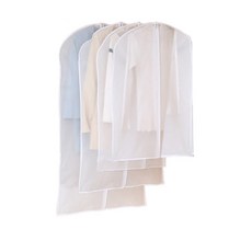 O-ON 防水防潮衣物防塵套 白色4件組, 1套