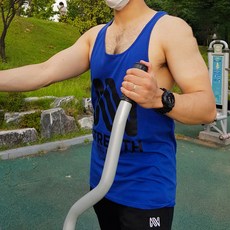 nokjok 男款透氣戰鬥風肌肉版型健身運動背心