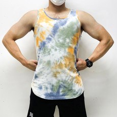nokjok 男士大理石紋肌肉版型健身服飾健身背心