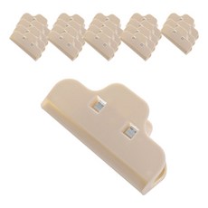 生活多功能密封夾 20入, 1個, 米色