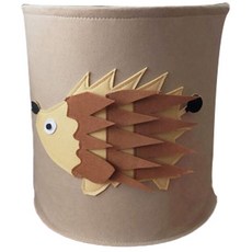 부직포 다용도 물품 보관함 YT_RB116_MY 고슴도치, 1개