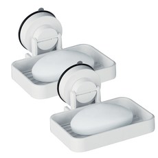 디허브 비누받침 R-S60, 화이트, 2개