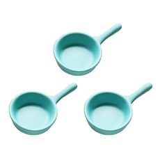 Chillin 陶瓷平底鍋造型醬料碗, 薄荷綠, 3個