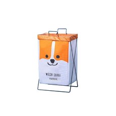 KEYMING 站立洗衣籃威爾士柯基犬, 混色, 1個