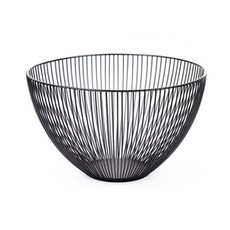 TCR鐵藝鐵多功能籃子 垂直, 黑色的