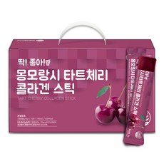 미쁨생활건강 딱 좋아 몽모랑시 타트체리 콜라겐 젤리 스틱, 1.2kg, 1개