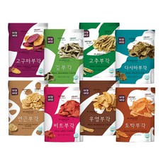 TigakTaegak 綜合蔬菜片組, 480g, 海苔片+紅薯片+辣椒片+海帶片+甜菜根片+蓮藕片+牛蒡片+南瓜片, 1組
