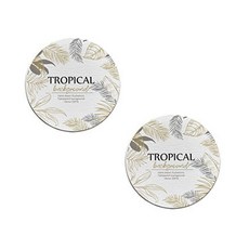 Vinterior 金色點綴浴室矽藻土杯墊 TYPE 19 C, 2個, 金色