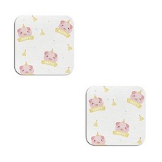 VINTERIOR 小豬浴室矽藻土盤杯墊 TYPE 19 C, 2個