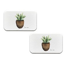 Vinterior 繪圖浴室珪藻土盤/杯墊 TYPE 9 B, 2個