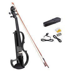 SMARTOY 入門款 練習用電子小提琴 + 含琴盒, 黑色, 單一商品, 1個