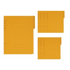 Munhwa Filing System 工業印刷油緊固件文件 A4 10p, 8個, 棕色的