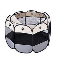 寵物折疊八角帳篷, 灰色