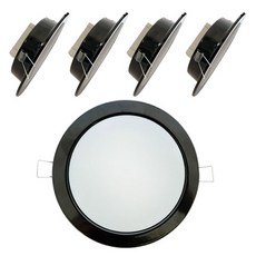 DOOYOUNG LED嵌入燈 打孔 15cm 15W 5入, 黑色