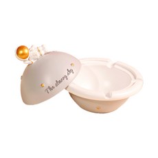 迷你行星菸灰缸 YT-RA076, 灰色, 1個