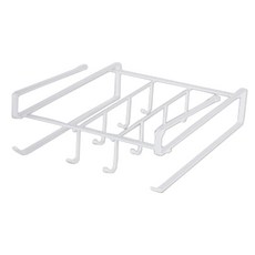 IYES 懸掛式多功能廚房收納掛勾 IY-KH158, 白色的, 1個