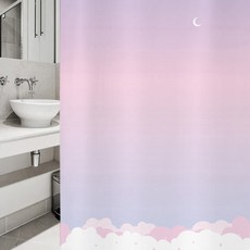 Design Soopul 北歐風格浴簾 sc859 套組 L, 1個