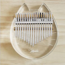 Rikembe透明卡林巴貓咪+硬殼, 單品