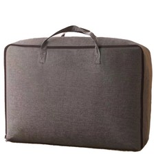 마켓에이 미니멀 패브릭 손잡이 이불 정리함, 차콜, 1개