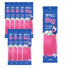 후디스 고무장갑, 핑크, 특특대(XXL) 이상, 10개