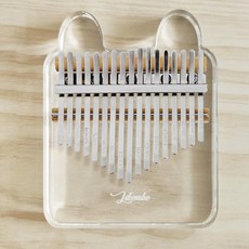 Rikembu透明拇指琴 四方兔子+硬殼, 單品