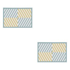 北歐現代餐墊 D42 2入組, 類型8, 45 x 30 cm, 2個