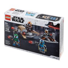 LEGO 樂高 曼達洛人戰鬥包世界積木玩具組, 混色
