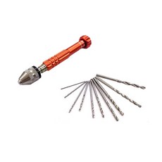 HD 塑膠模型 鋼彈 鋼普拉 彩色手鑽 紅色 + 鑽頭10種套組, 1套