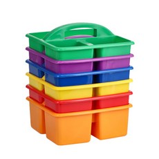 Kes.B Art School 整理收納盒6件組(2135), 混合色, 1個