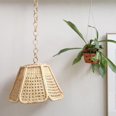Paper Garden 藤編燈罩, 棕色混搭