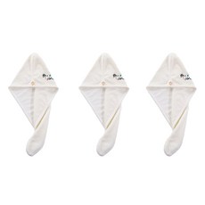 Aihop Kitch鈕扣固定髮巾, 白色宇宙飛船, 3個